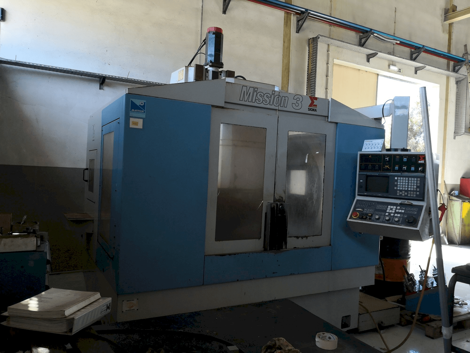 Vista frontal de la máquina Sigma Mission 3