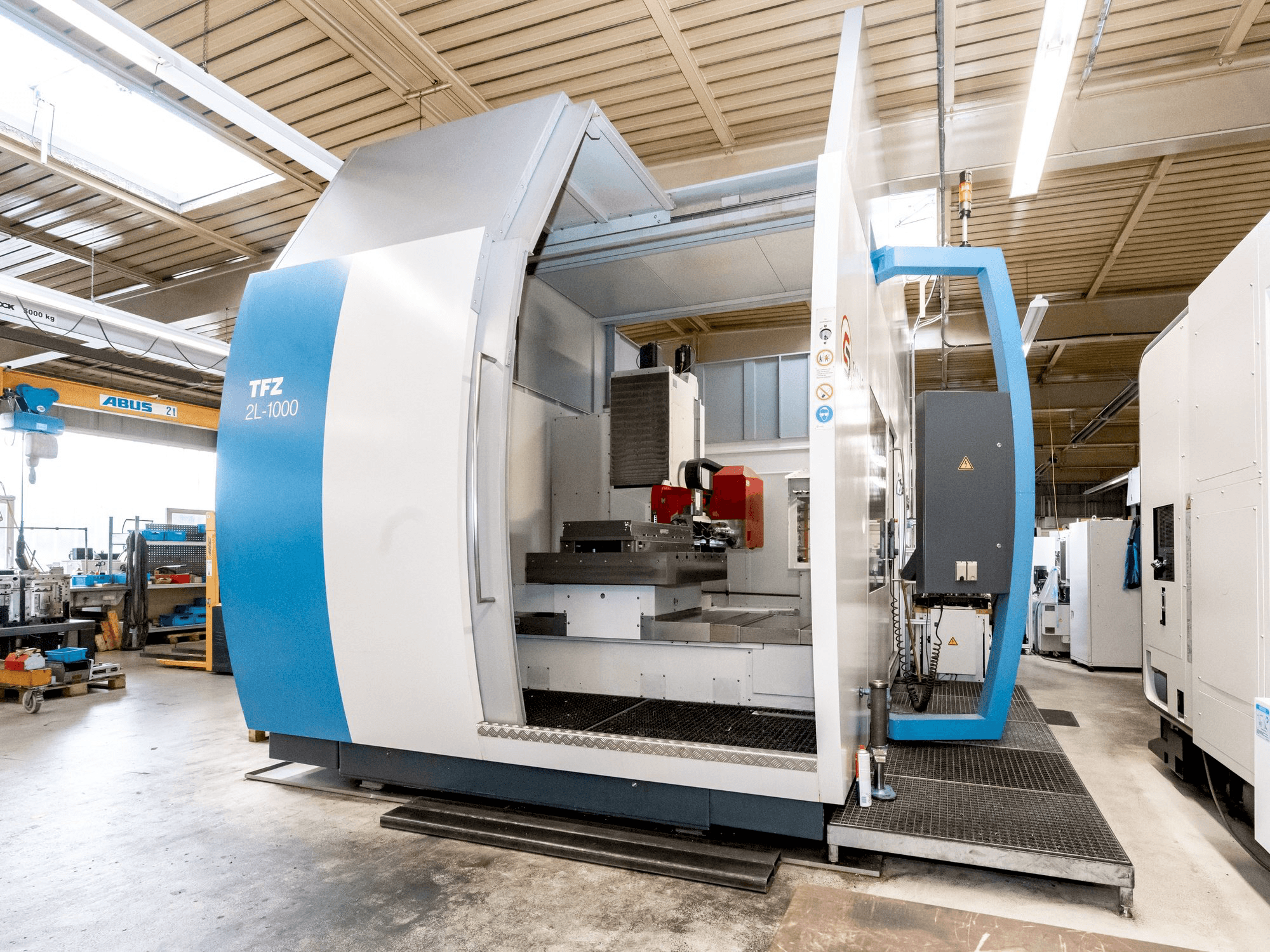 Vista frontal de la máquina SAMAG TFZ 2L-1000