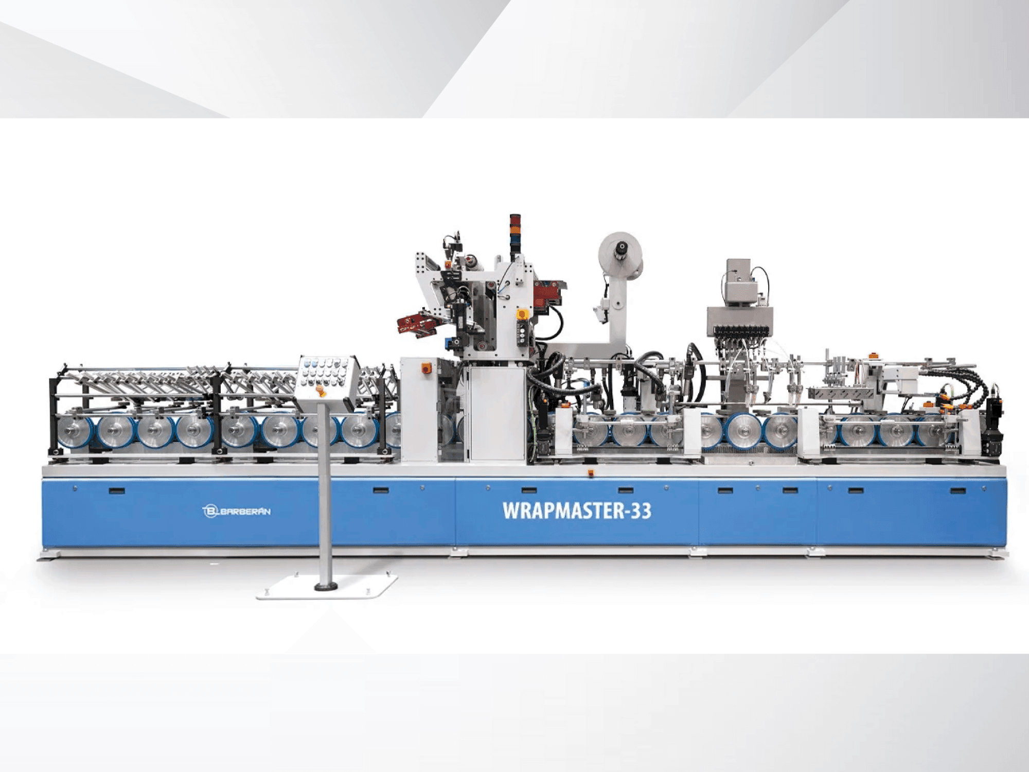Vista frontal de la máquina Barberan WM-33