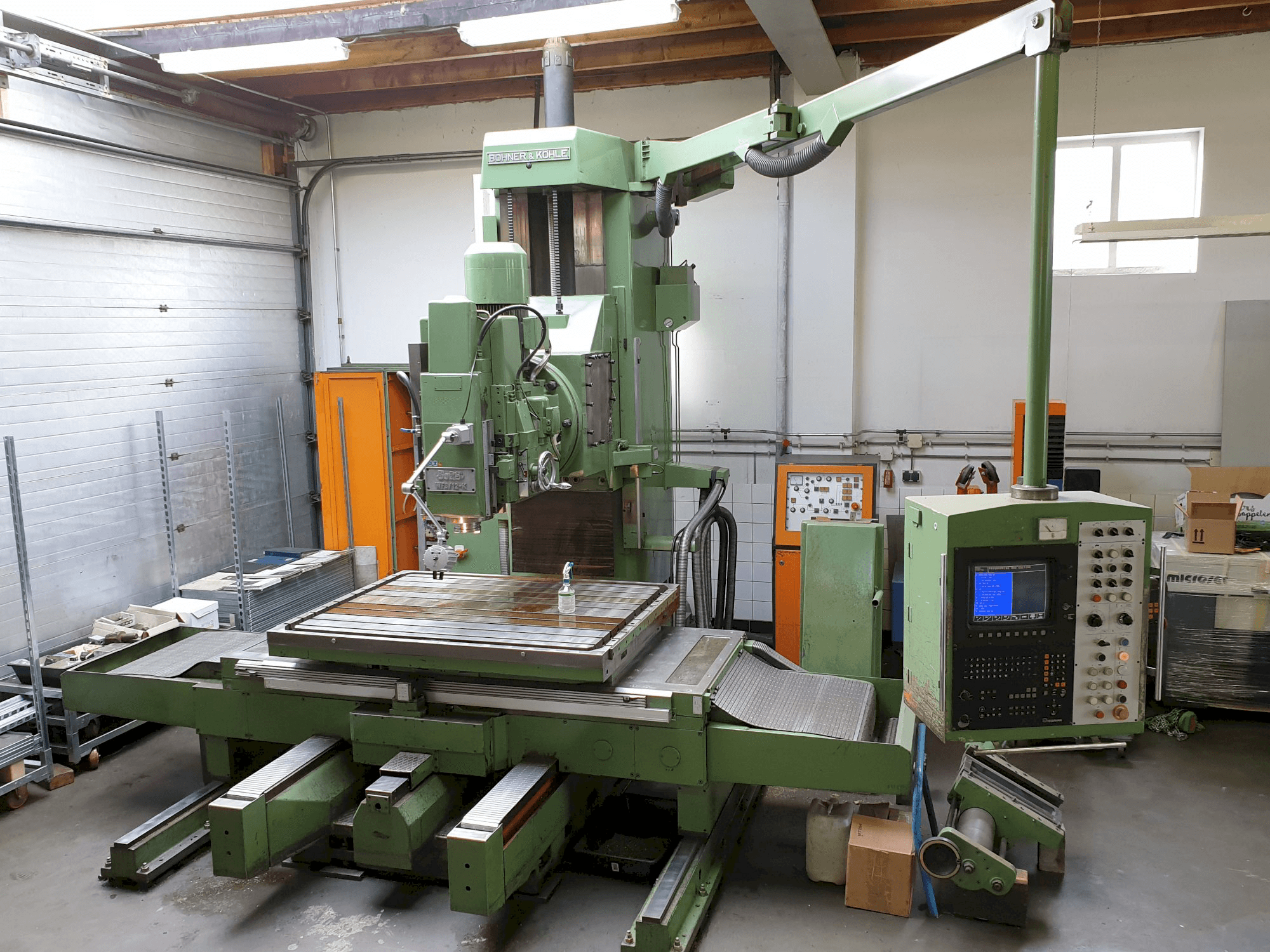 Vista frontal de la máquina Bokö WF3