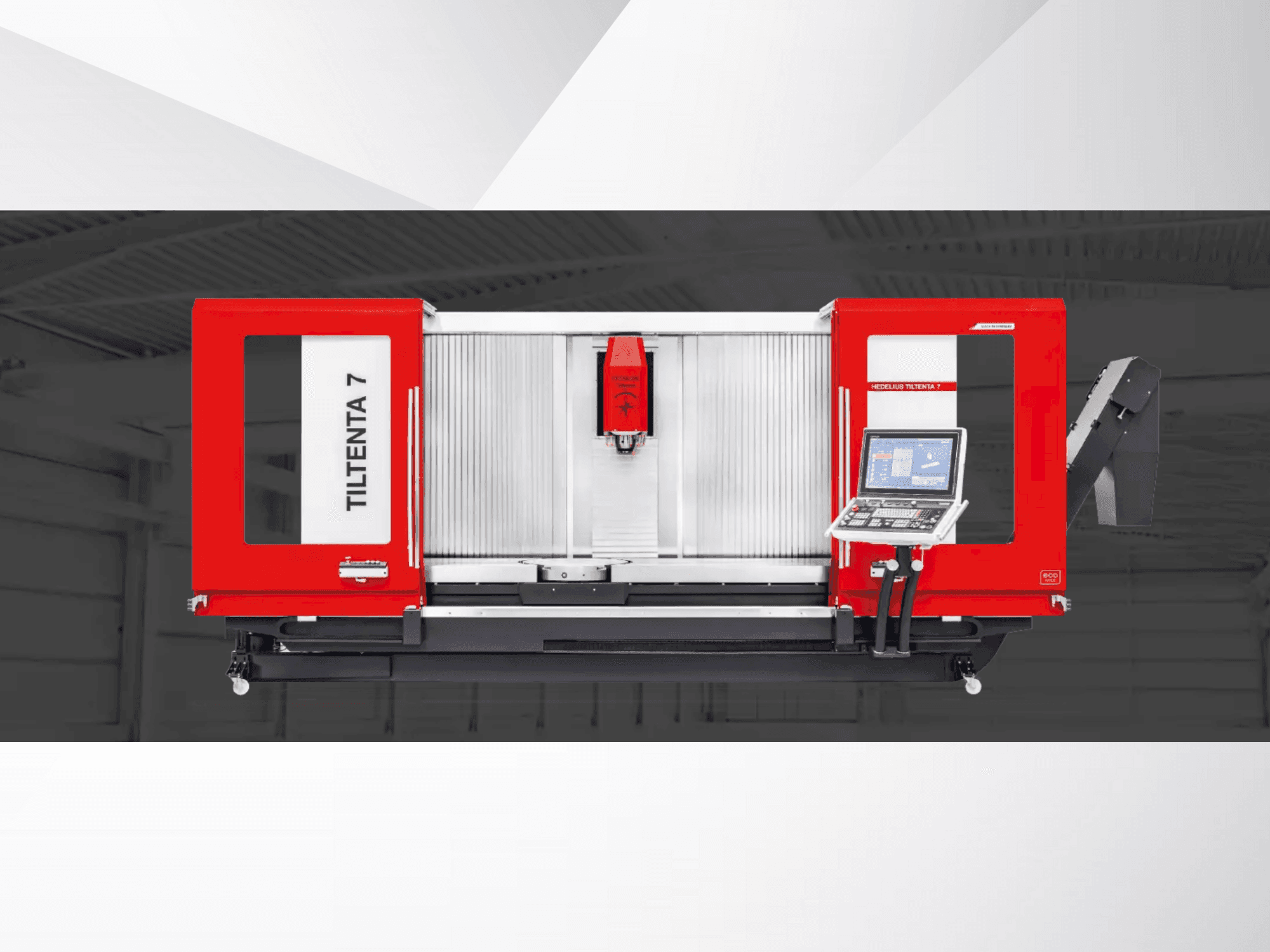 Vista frontal de la máquina HEDELIUS Tiltenta 7