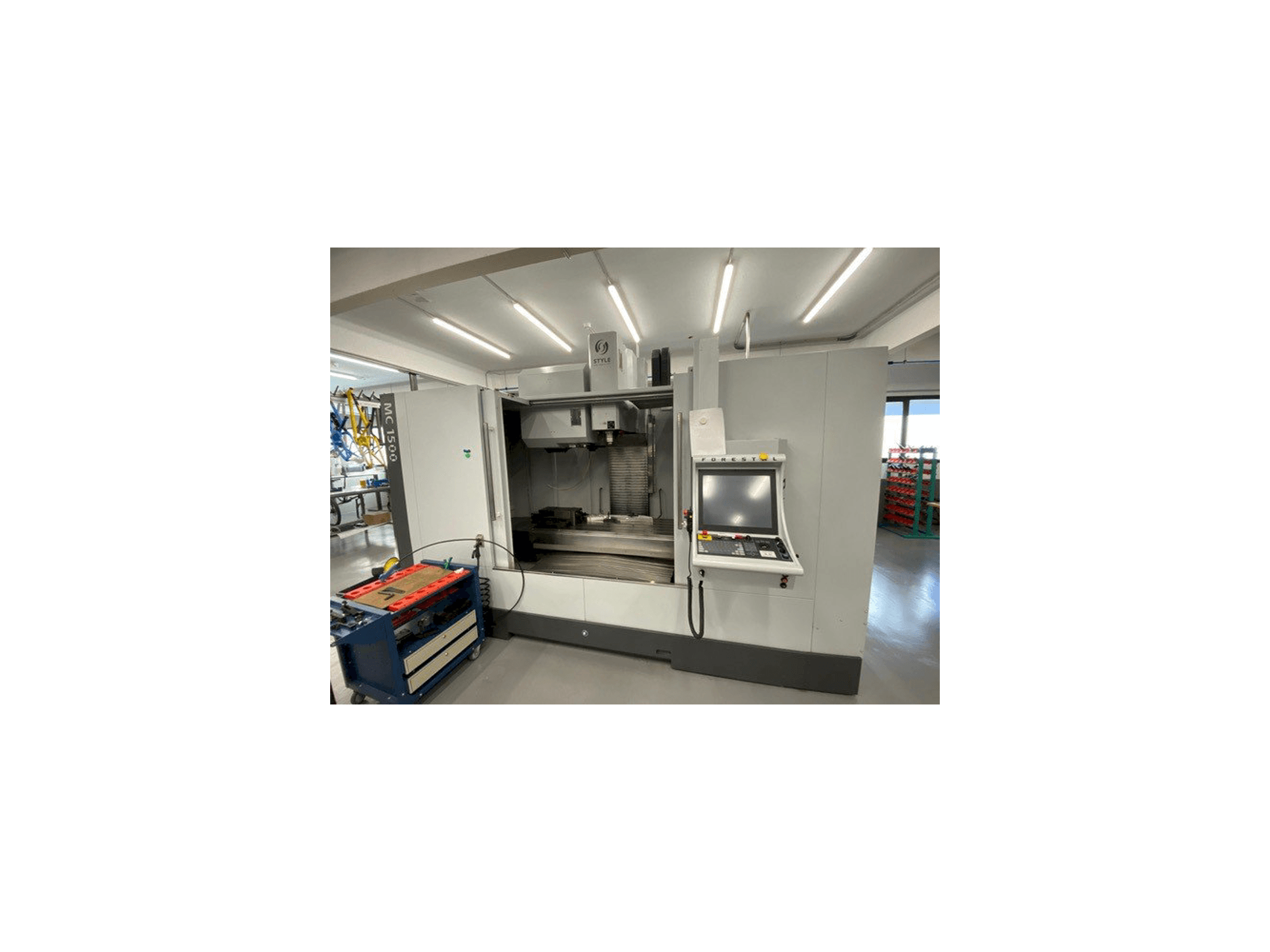 Vista frontal de la máquina STYLE MC 1500