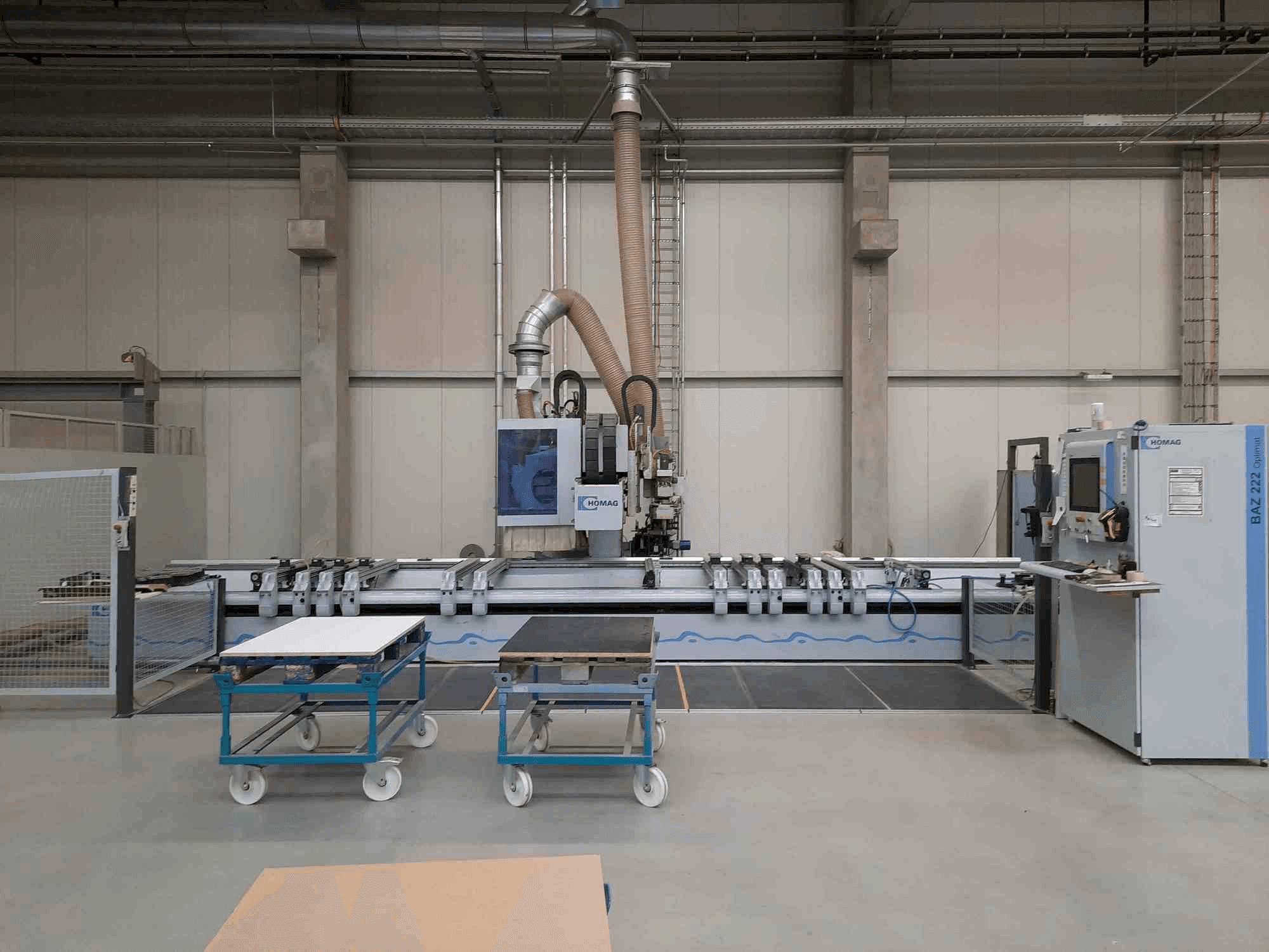 Vista frontal de la máquina HOMAG OPTIMAT BAZ222/60/K