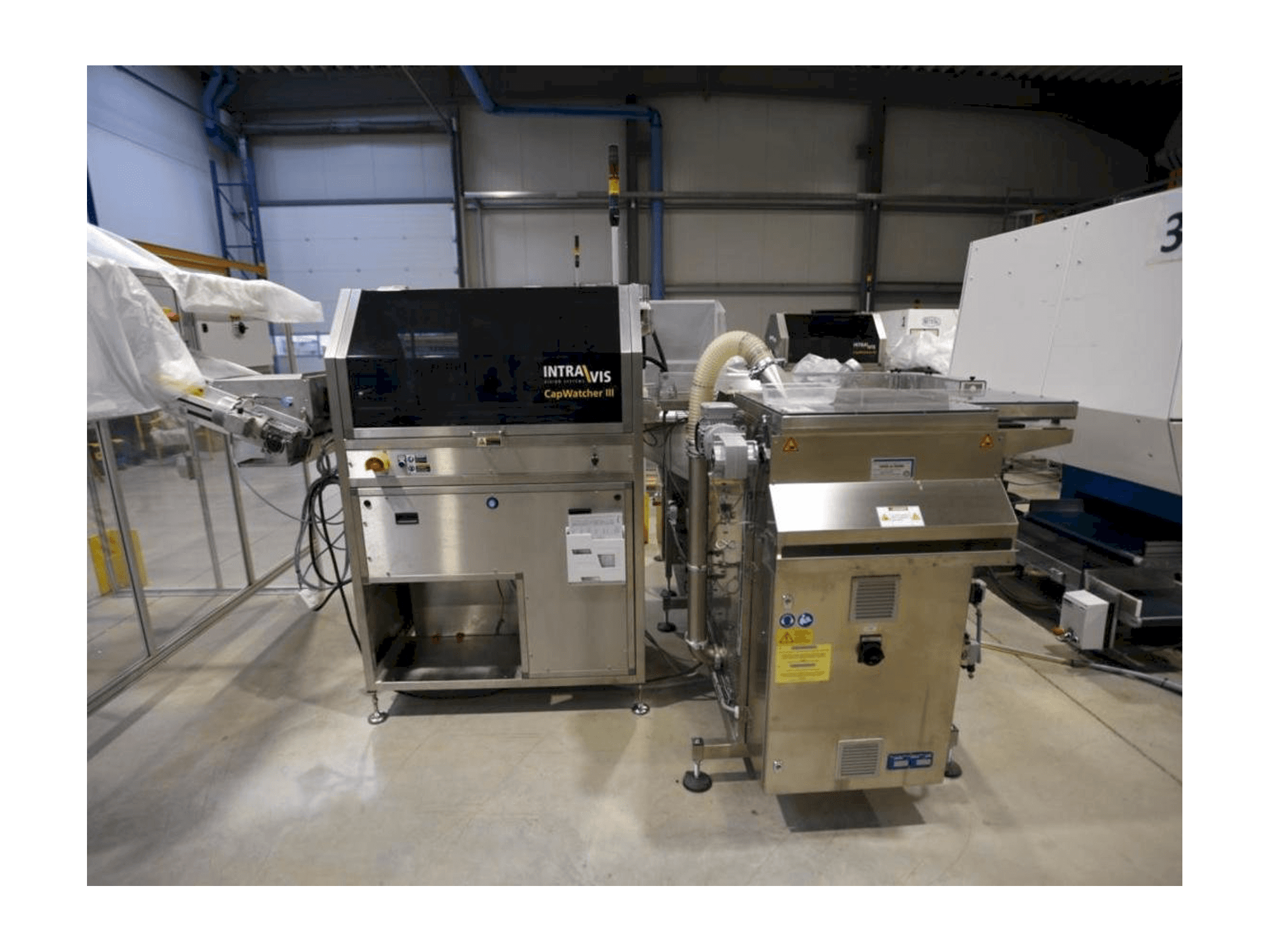 Vista frontal de la máquina INTRAVIS Capwatcher 6431