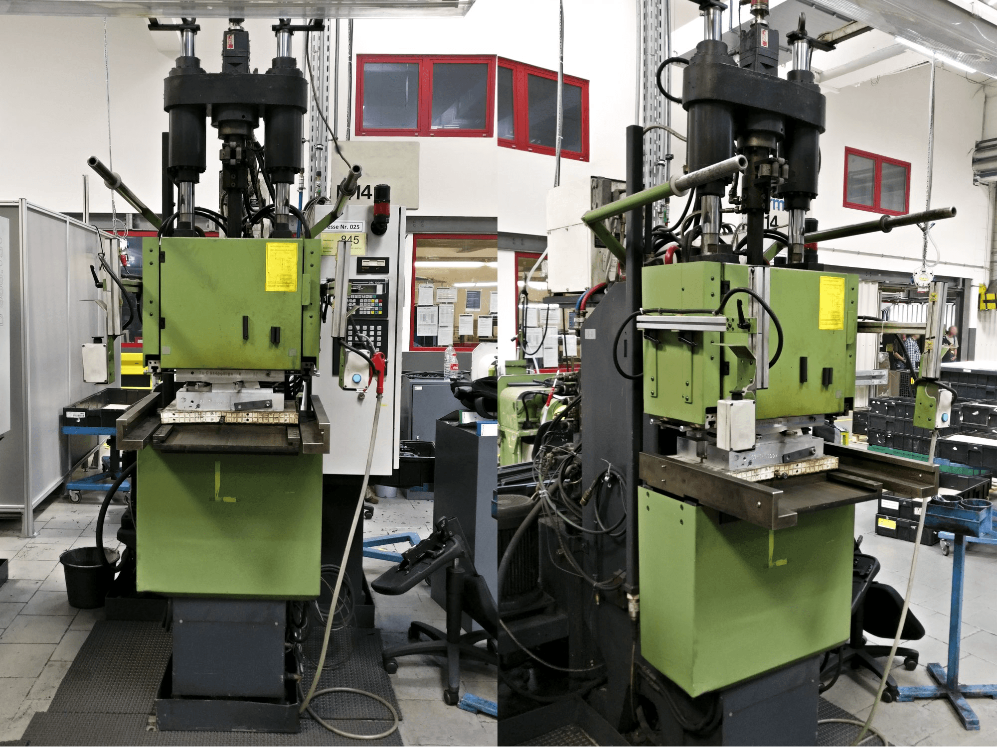 Vista frontal de la máquina Klöckner Desma 956.050