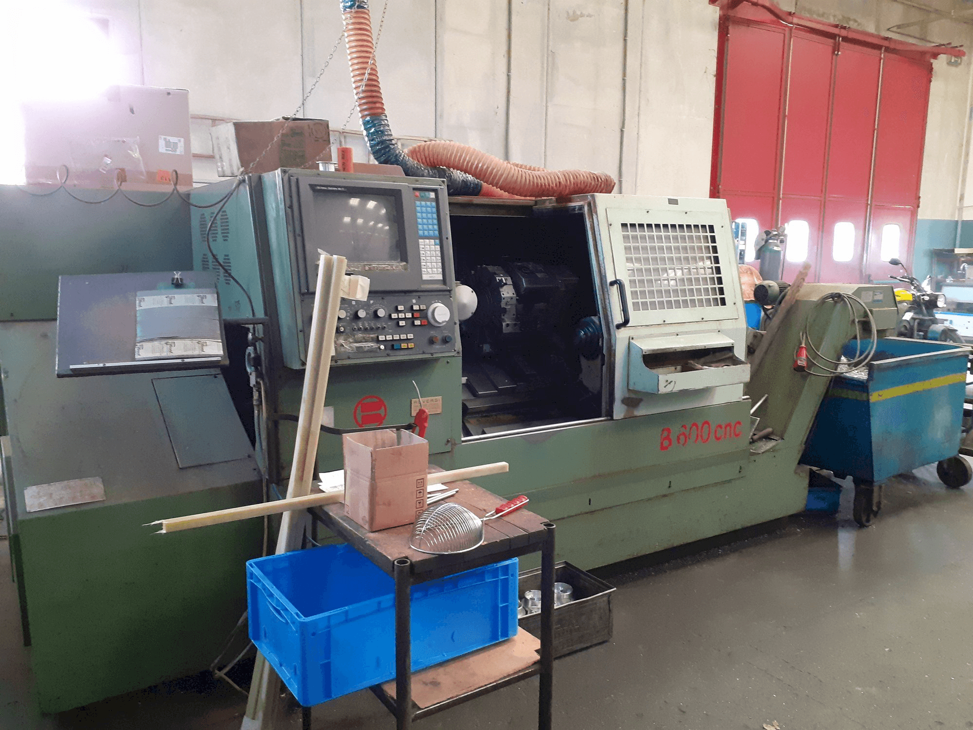 Vista frontal de la máquina Biglia B600