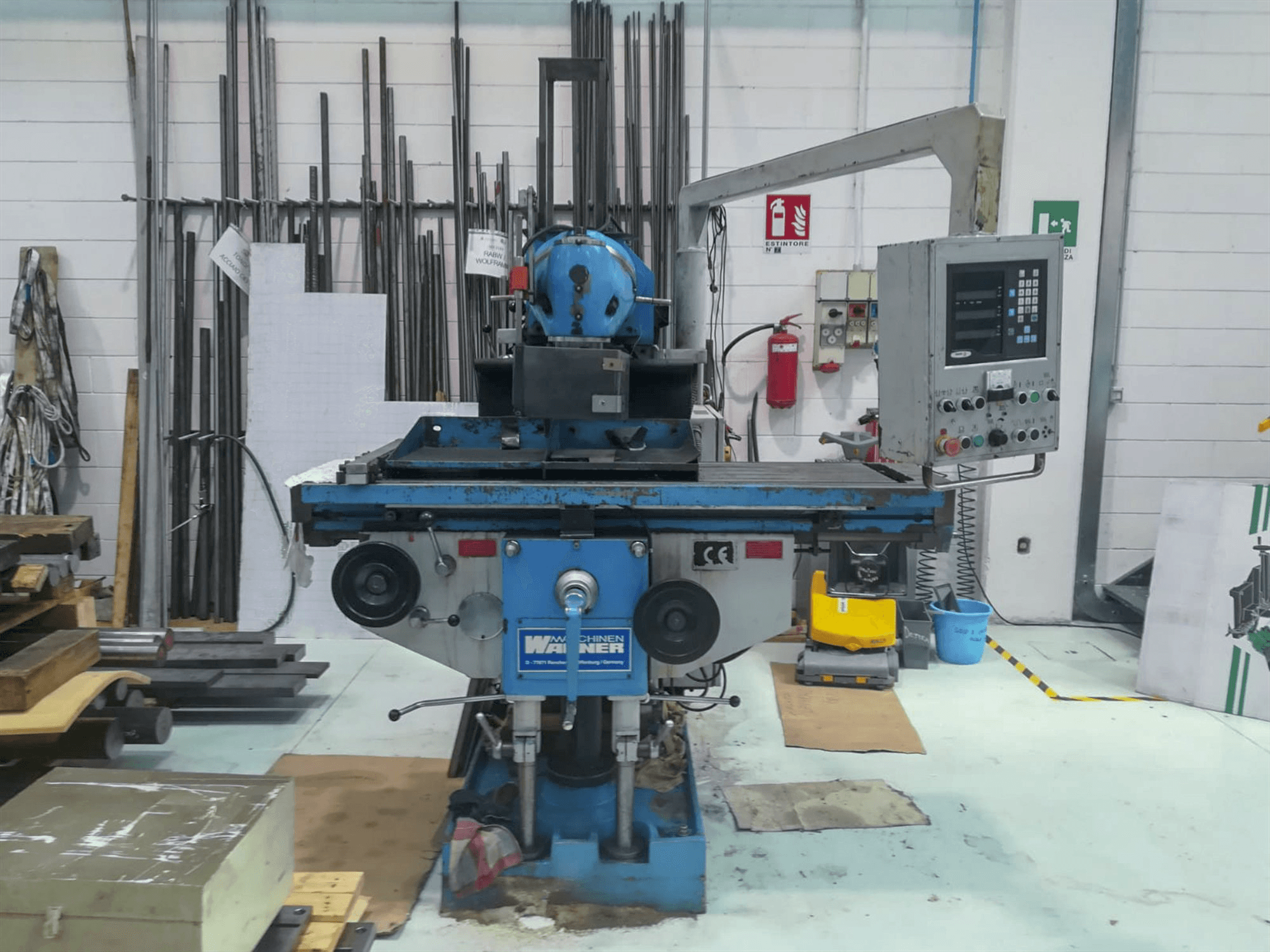 Vista frontal de la máquina WAGNER FCQ 1635