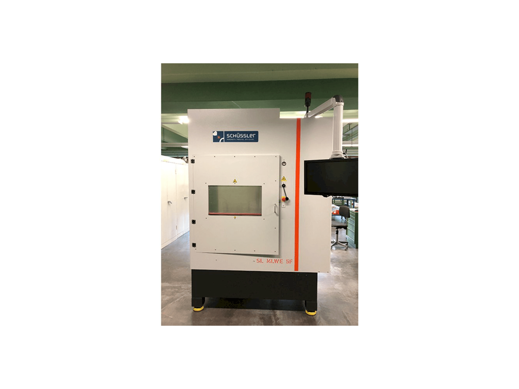 Vista frontal de la máquina Schussler SL MLWE 5F