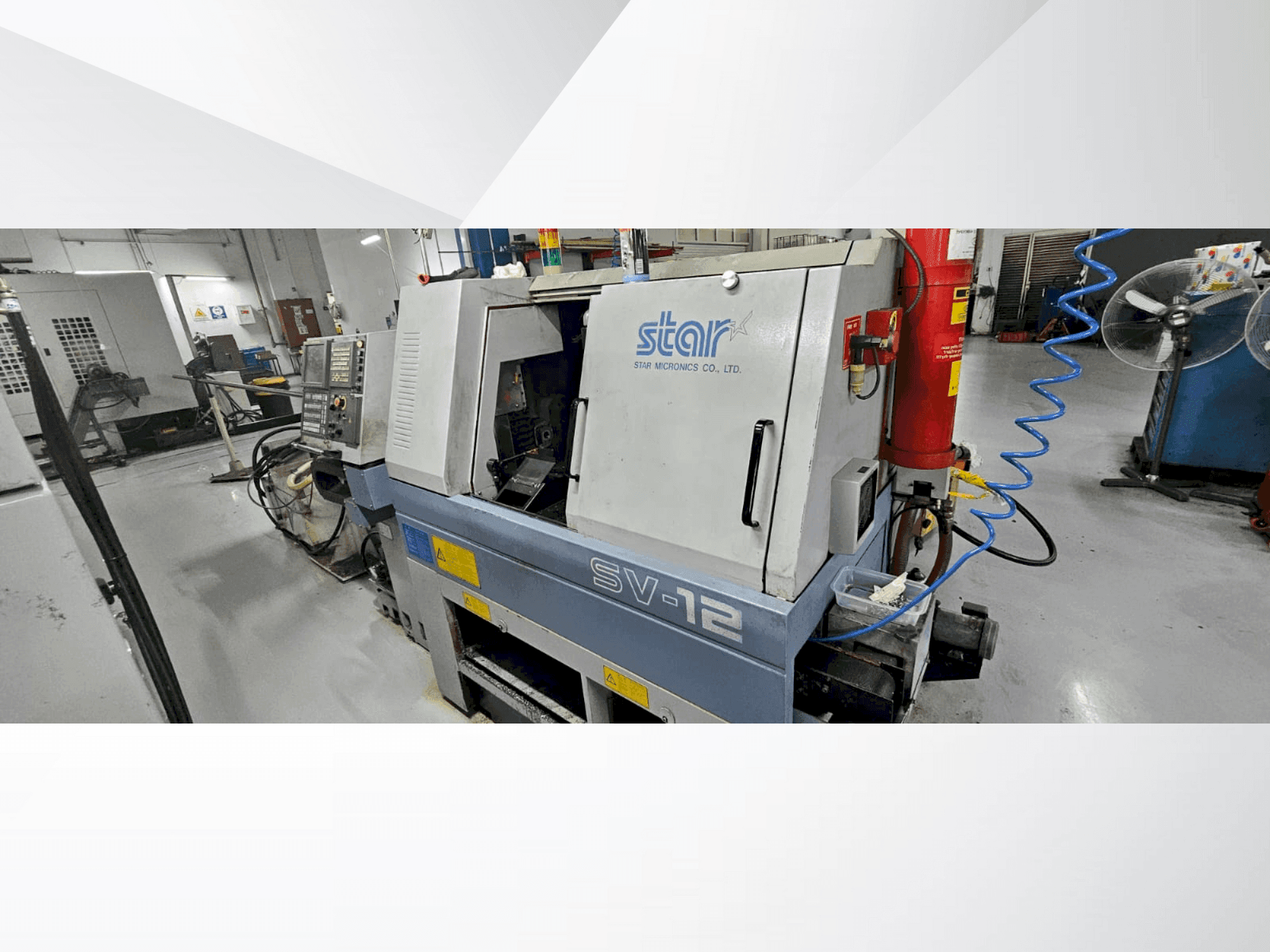 Vista frontal de la máquina Star SV-12