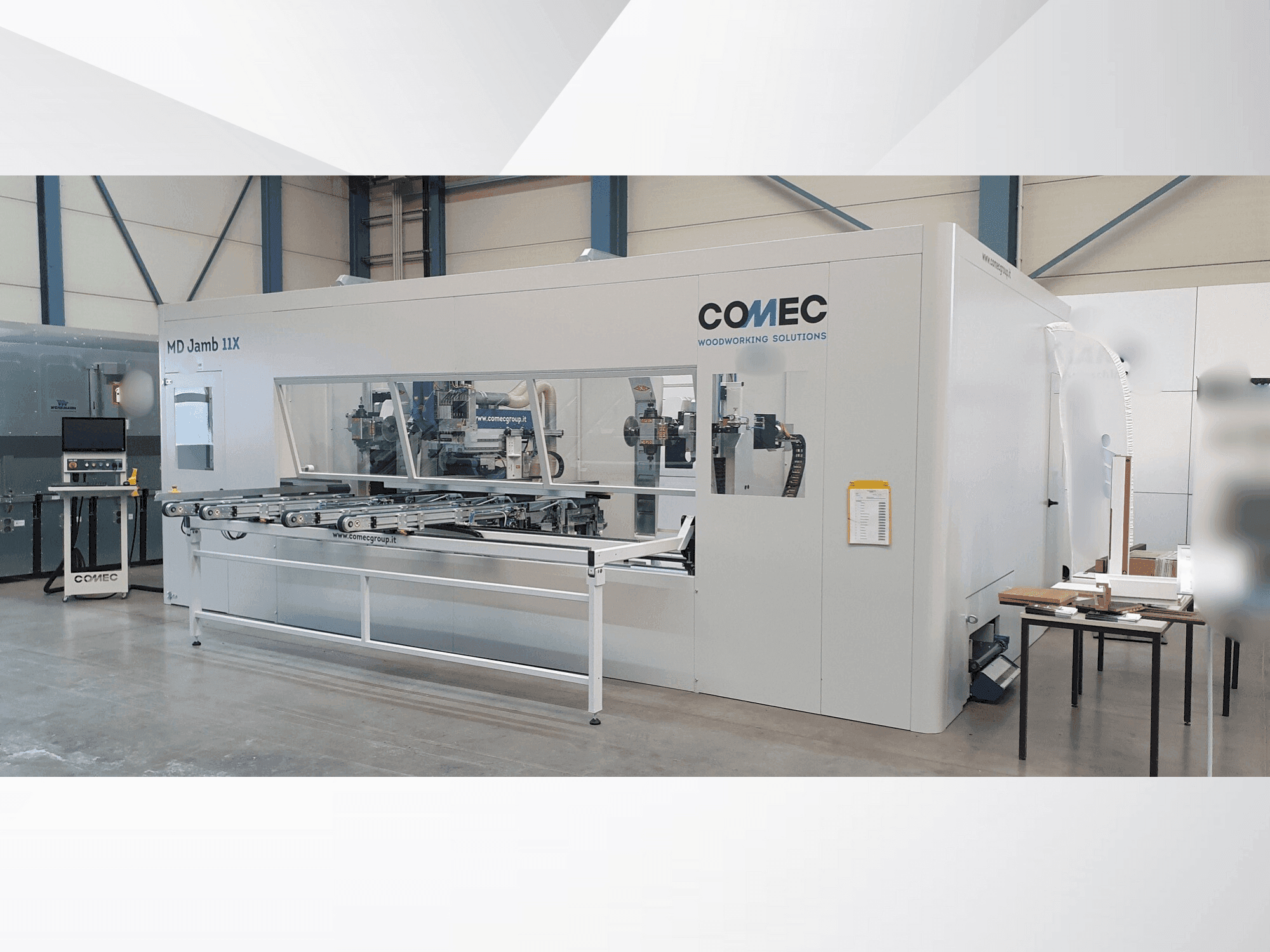 Vista frontal de la máquina COMEC MD JAM